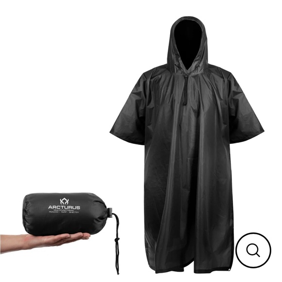 Arcturus Black Multifunctional Poncho, NWT. - Picture 1 of 9
